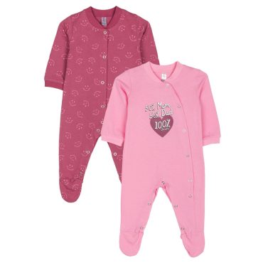 BEBE ΒΑΜΒΑΚΕΡΑ ΦΟΡΜΑΚΙΑ 2 ΤΕΜΑΧΙΩΝ ΓΙΑ ΚΟΡΙΤΣΙ DREAMS MUM+DAD ΡΟΖ 2521203