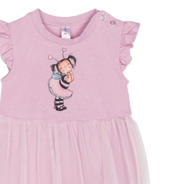 BEBE ΚΟΡΙΤΣΙΣΤΙΚΟ ΒΑΜΒΑΚΕΡΟ KONTOMANIKΟ ΦΟΡΜΑΚΙ DREAMS BEE GIRL ΛΙΛΑ 2521204