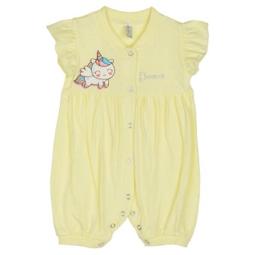 BEBE ΚΟΡΙΤΣΙΣΤΙΚΟ ΒΑΜΒΑΚΕΡΟ KONTOMANIKΟ ΦΟΡΜΑΚΙ DREAMS UNICORN ΚΙΤΡΙΝΟ 2521205