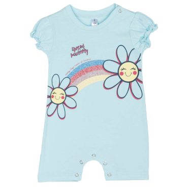 BEBE ΚΟΡΙΤΣΙΣΤΙΚΟ ΒΑΜΒΑΚΕΡΟ KONTOMANIKΟ ΦΟΡΜΑΚΙ DREAMS FLOWERS ΓΑΛΑΖΙΟ 2521206