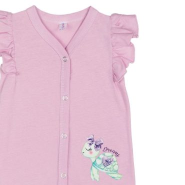 BEBE ΚΟΡΙΤΣΙΣΤΙΚΟ ΒΑΜΒΑΚΕΡΟ KONTOMANIKΟ ΦΟΡΜΑΚΙ DREAMS TURTLE ΛΙΛΑ 2521207