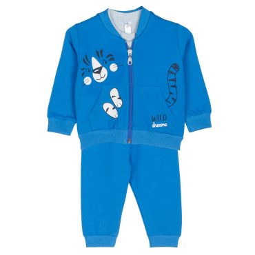 ΒΑΜΒΑΚΕΡΟ ΣΕΤ 3 ΤΕΜΑΧΙΩΝ ΧΩΡΙΣ ΧΝΟΥΔΙ DREAMS WILD SAFARI ΜΠΛΕ ΡΟΥΑ 2522001