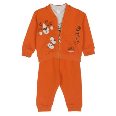 ΒΑΜΒΑΚΕΡΟ ΣΕΤ 3 ΤΕΜΑΧΙΩΝ ΧΩΡΙΣ ΧΝΟΥΔΙ DREAMS WILD SAFARI ΠΟΡΤΟΚΑΛΙ 2522001