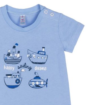 BEBE ΑΓΟΡΙΣΤΙΚΟ ΒΑΜΒΑΚΕΡΟ KONTOMANIKΟ ΦΟΡΜΑΚΙ DREAMS BOAT ΓΑΛΑΖΙΟ 2322213