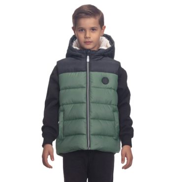 ΑΜΑΝΙΚΟ ΑΓΟΡΙΣΤΙΚΟ ΓΙΛΕΚΟ ΜΕ ΚΟΥΚΟΥΛΑ JOYCE BOY'S VEST ΦΥΣΤΙΚΙ 2592203