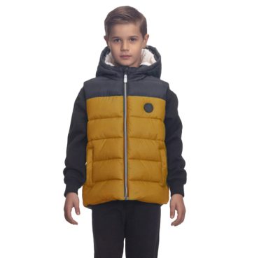 ΑΜΑΝΙΚΟ ΑΓΟΡΙΣΤΙΚΟ ΓΙΛΕΚΟ ΜΕ ΚΟΥΚΟΥΛΑ JOYCE BOY'S VEST ΚΙΤΡΙΝΟ 2592203