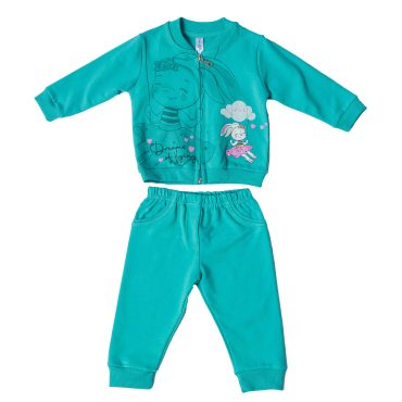 ΒΑΜΒΑΚΕΡΟ ΣΕΤ ΧΩΡΙΣ ΧΝΟΥΔΙ ME ZAKETA ΓΙΑ ΚΟΡΙΤΣΙ DREAMS BUNNY ΒΕΡΑΜΑΝ 13594