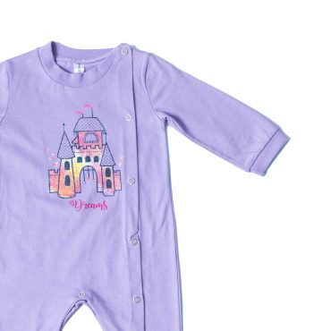 BEBE ΒΑΜΒΑΚΕΡΟ ΦΟΡΜΑΚΙ ΓΙΑ ΚΟΡΙΤΣΙ DREAMS CASTLE ΜΩΒ 13602