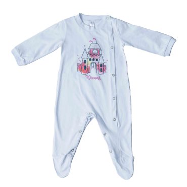 BEBE ΒΑΜΒΑΚΕΡΟ ΦΟΡΜΑΚΙ ΓΙΑ ΚΟΡΙΤΣΙ DREAMS CASTLE ΑΣΠΡΟ 13602