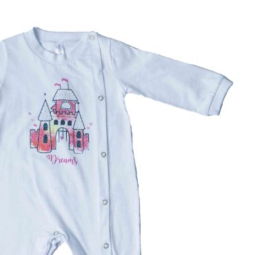 BEBE ΒΑΜΒΑΚΕΡΟ ΦΟΡΜΑΚΙ ΓΙΑ ΚΟΡΙΤΣΙ DREAMS CASTLE ΑΣΠΡΟ 13602