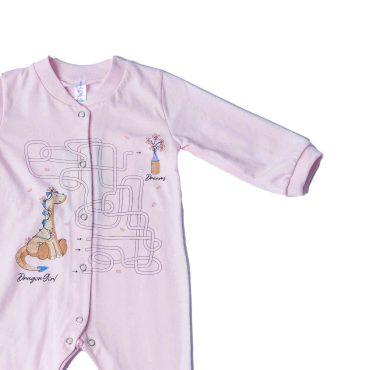 BEBE ΒΑΜΒΑΚΕΡΟ ΦΟΡΜΑΚΙ ΓΙΑ ΚΟΡΙΤΣΙ DREAMS DRAGON ΡΟΖ 13603