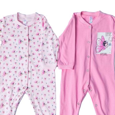 BEBE ΒΑΜΒΑΚΕΡΑ ΦΟΡΜΑΚΙΑ 2 ΤΕΜΑΧΙΩΝ ΓΙΑ ΚΟΡΙΤΣΙ DREAMS BUTTERFLIES ΡΟΖ 13608