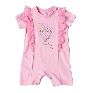 BEBE ΚΟΡΙΤΣΙΣΤΙΚΟ ΒΑΜΒΑΚΕΡΟ KONTOMANIKΟ ΦΟΡΜΑΚΙ DREAMS AIR BALLON ΡΟΖ 13610