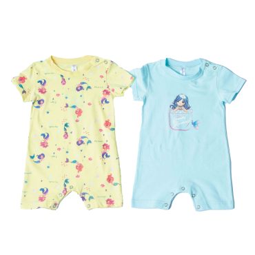 BEBE ΒΑΜΒΑΚΕΡΑ ΦΟΡΜΑΚΙΑ 2 ΤΕΜΑΧΙΩΝ DREAMS MERMAID ΓΑΛΑΖΙΟ 13611