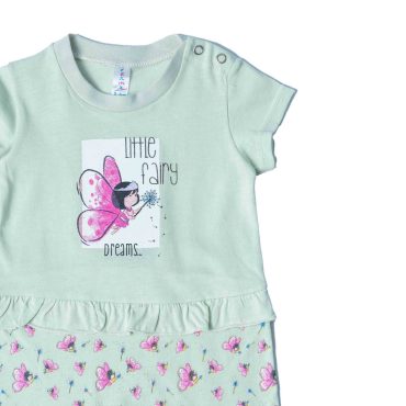 BEBE ΚΟΡΙΤΣΙΣΤΙΚΟ ΒΑΜΒΑΚΕΡΟ KONTOMANIKΟ ΦΟΡΜΑΚΙ DREAMS LITTLE FAIRY ΦΥΣΤΙΚΙ 13614