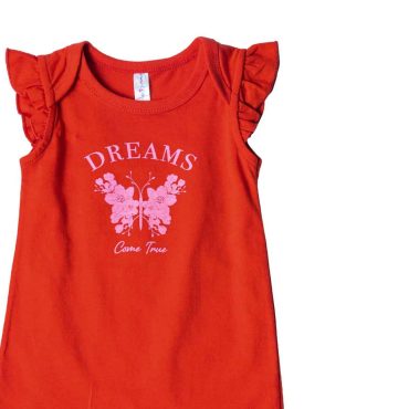 BEBE ΚΟΡΙΤΣΙΣΤΙΚΟ ΒΑΜΒΑΚΕΡΟ KONTOMANIKΟ ΦΟΡΜΑΚΙ DREAMS TRUE ΚΟΚΚΙΝΟ 13618