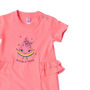 BEBE ΚΟΡΙΤΣΙΣΤΙΚΟ ΒΑΜΒΑΚΕΡΟ KONTOMANIKΟ ΦΟΡΜΑΚΙ DREAMS WATERMELON ΦΟΥΞ 13619