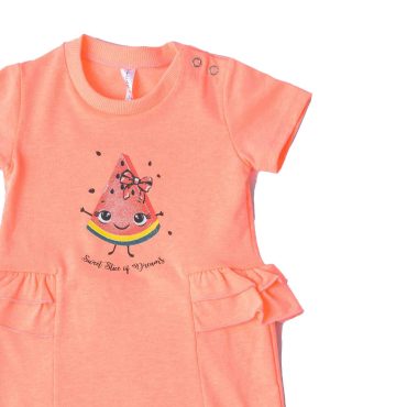 BEBE ΚΟΡΙΤΣΙΣΤΙΚΟ ΒΑΜΒΑΚΕΡΟ KONTOMANIKΟ ΦΟΡΜΑΚΙ DREAMS WATERMELON ΠΟΡΤΟΚΑΛΙ 13619