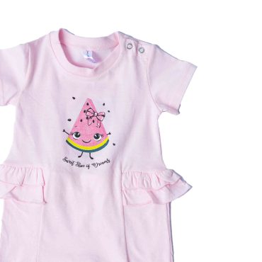 BEBE ΚΟΡΙΤΣΙΣΤΙΚΟ ΒΑΜΒΑΚΕΡΟ KONTOMANIKΟ ΦΟΡΜΑΚΙ DREAMS WATERMELON ΡΟΖ 13619