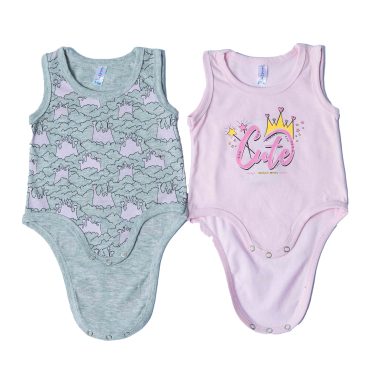 BEBE ΒΑΜΒΑΚΕΡΑ ΑΜΑΝΙΚΑ ΖΙΠΟΥΝΑΚΙΑ 2 ΤΕΜΑΧΙΩΝ DREAMS CASTLE ΡΟΖ 13622