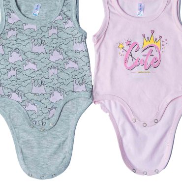 BEBE ΒΑΜΒΑΚΕΡΑ ΑΜΑΝΙΚΑ ΖΙΠΟΥΝΑΚΙΑ 2 ΤΕΜΑΧΙΩΝ DREAMS CASTLE ΡΟΖ 13622