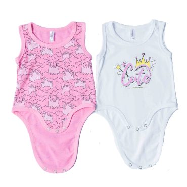 BEBE ΒΑΜΒΑΚΕΡΑ ΑΜΑΝΙΚΑ ΖΙΠΟΥΝΑΚΙΑ 2 ΤΕΜΑΧΙΩΝ DREAMS CASTLE ΑΣΠΡΟ 13622