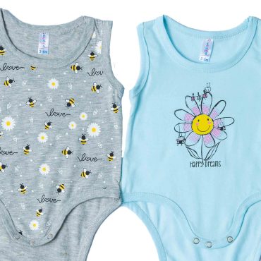 BEBE ΒΑΜΒΑΚΕΡΑ ΑΜΑΝΙΚΑ ΖΙΠΟΥΝΑΚΙΑ 2 ΤΕΜΑΧΙΩΝ DREAMS LADY BUGS ΒΕΡΑΜΑΝ 13624