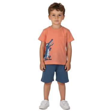 ΒΑΜΒΑΚΕΡΟ ΣΕΤ ΜΕ ΒΕΡΜΟΥΔΑ ΓΙΑ ΑΓΟΡΙ JOYCE CROC TAIL ΠΟΡΤΟΚΑΛΙ 2612126