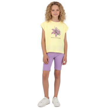 ΒΑΜΒΑΚΕΡΟ ΣΕΤ ΜΕ ΠΟΔΗΛΑΤΙΚΟ ΚΟΛΑΝ JOYCE LILY FLOWER ΚΙΤΡΙΝΟ 2613132