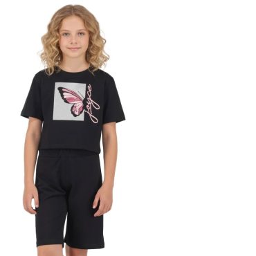 ΒΑΜΒΑΚΕΡΟ ΣΕΤ ΜΕ ΣΟΡΤΣ JOYCE BUTTERFLY ΜΑΥΡΟ 2613137