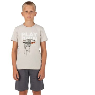 ΒΑΜΒΑΚΕΡΟ ΚΟΝΤΟΜΑΝΙΚΟ ΑΓΟΡΙΣΤΙΚΟ ΣΕΤ ΜΕ ΣΟΡΤΣ JOYCE PLAY ΓΚΡΙ 2614123