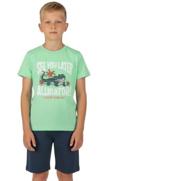 ΒΑΜΒΑΚΕΡΟ ΚΟΝΤΟΜΑΝΙΚΟ ΑΓΟΡΙΣΤΙΚΟ ΣΕΤ ΜΕ ΣΟΡΤΣ JOYCE ALLIGATOR ΛΑΧΑΝΙ 2614140