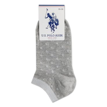 Κάλτσα Σοσόνι Βαμβακερή με Πουά Σχέδιο U.S. POLO ASSN.