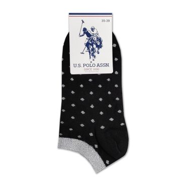 Κάλτσα Σοσόνι Βαμβακερή με Πουά Σχέδιο U.S. POLO ASSN.