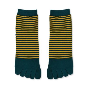 Κάλτσες Βαμβακερές με Δάχτυλα Toe Socks Ριγέ Q&Y