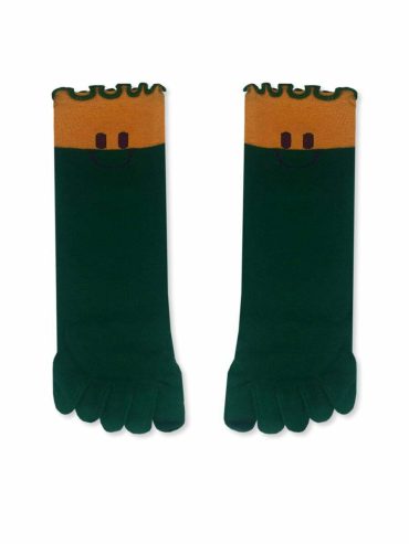 Κάλτσα Βαμβακερή με Δάχτυλα Toe Socks με Σχέδια Smile YTLI