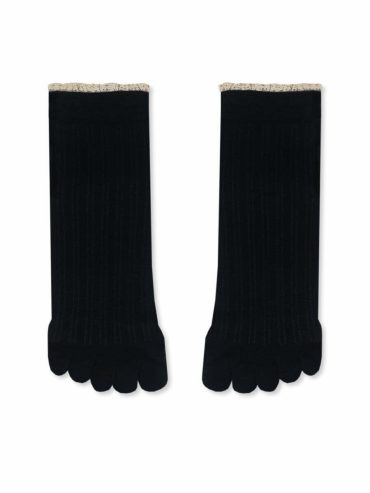 Κάλτσα Βαμβακερή με Δάχτυλα Toe Socks με Δαντέλα YTLI