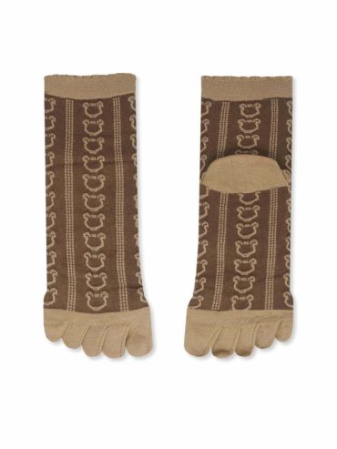 Κάλτσα Βαμβακερή με Δάχτυλα Toe Socks με Σχέδια Teddy Bear YTLI