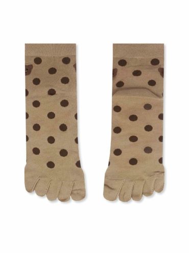 Κάλτσα Βαμβακερή με Δάχτυλα Toe Socks με Σχέδια Dots YTLI