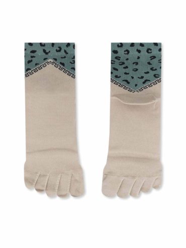 Κάλτσα Βαμβακερή με Δάχτυλα Toe Socks με Σχέδια Animal Print YTLI