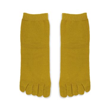 Κάλτσες Βαμβακερές με Δάχτυλα Toe Socks Μονόχρωμες Q&Y