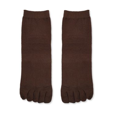 Κάλτσες Βαμβακερές με Δάχτυλα Toe Socks Μονόχρωμες Q&Y