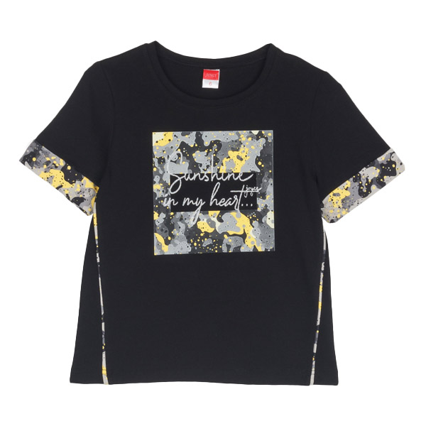 ΒΑΜΒΑΚΕΡΟ ΚΟΝΤΟΜΑΝΙΚΟ T-SHIRT ΓΙΑ ΚΟΡΙΤΣΙ JOYCE ALLOVER ΜΑΥΡΟ 2513513 ΒΑΜΒΑΚΕΡΟ ΚΟΝΤΟΜΑΝΙΚΟ T-SHIRT ΓΙΑ ΚΟΡΙΤΣΙ JOYCE ALLOVER ΜΑΥΡΟ 2513513