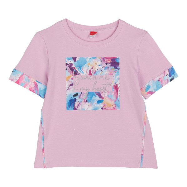 ΒΑΜΒΑΚΕΡΟ ΚΟΝΤΟΜΑΝΙΚΟ T-SHIRT ΓΙΑ ΚΟΡΙΤΣΙ JOYCE ALLOVER ΛΙΛΑ 2513513 ΒΑΜΒΑΚΕΡΟ ΚΟΝΤΟΜΑΝΙΚΟ T-SHIRT ΓΙΑ ΚΟΡΙΤΣΙ JOYCE ALLOVER ΛΙΛΑ 2513513