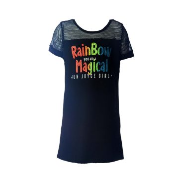 ΒΑΜΒΑΚΕΡΟ ΦΟΡΕΜΑ ΓΙΑ ΚΟΡΙΤΣΙ JOYCE RAINBOW MAGIC ΜΑΥΡΟ 13875