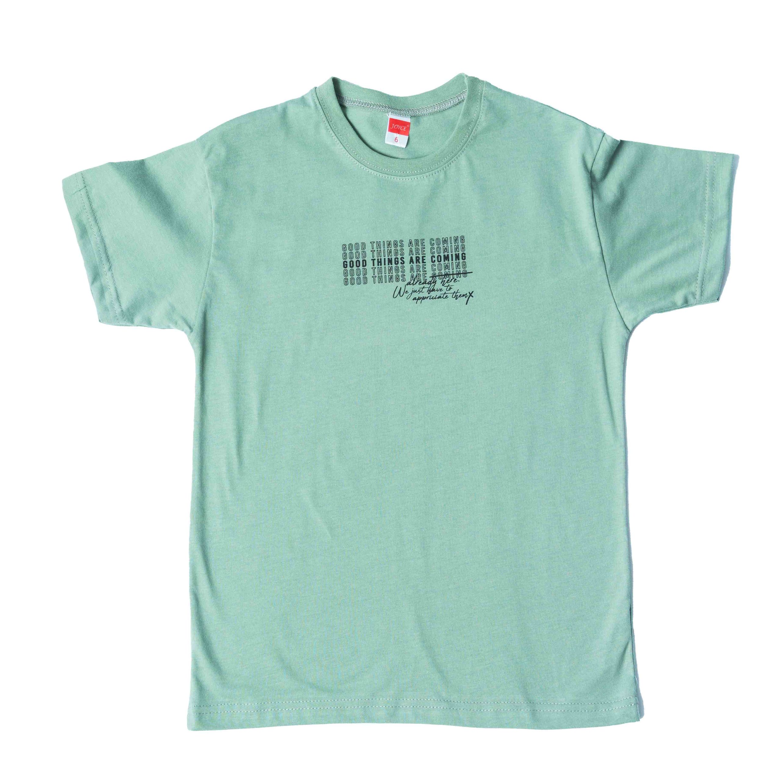 ΒΑΜΒΑΚΕΡΟ ΚΟΝΤΟΜΑΝΙΚΟ T-SHIRT ΓΙΑ ΑΓΟΡΙ JOYCE GOOD THINGS ΦΥΣΤΙΚΙ 13989 ΒΑΜΒΑΚΕΡΟ ΚΟΝΤΟΜΑΝΙΚΟ T-SHIRT ΓΙΑ ΑΓΟΡΙ JOYCE ΦΥΣΤΙΚΙ 13989