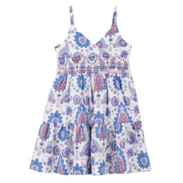 ΦΟΡΕΜΑ ΓΙΑ ΚΟΡΙΤΣΙ JOYCE BLUE FLOWERS ΑΣΠΡΟ 2443612