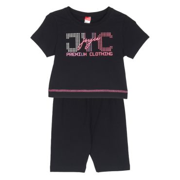 ΒΑΜΒΑΚΕΡΟ ΣΕΤ ΜΕ ΠΟΔΗΛΑΤΙΚΟ ΚΟΛΑΝ JOYCE DISCO LEGS ΜΑΥΡΟ 2513137