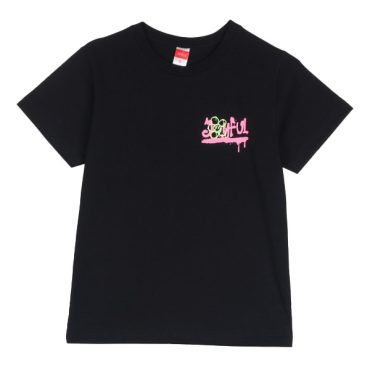 ΒΑΜΒΑΚΕΡΟ ΚΟΝΤΟΜΑΝΙΚΟ T-SHIRT ΓΙΑ ΚΟΡΙΤΣΙ JOYCE JOYFUL ΜΑΥΡΟ 2513506