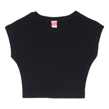 ΒΑΜΒΑΚΕΡΟ ΑΜΑΝΙΚΟ CROP TOP ΓΙΑ ΚΟΡΙΤΣΙ JOYCE SIMPLE RIO ΜΑΥΡΟ 2513510